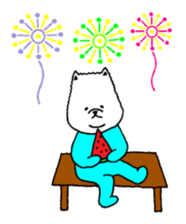 Pomeranian with Colorful Tights Part.3 sticker #1695132