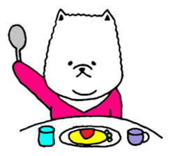 Pomeranian with Colorful Tights Part.3 sticker #1695149