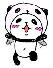 Panda in panda 4 sticker #1696113