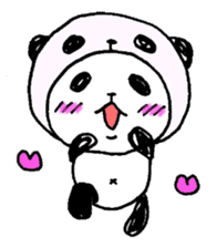 Panda in panda 4 sticker #1696115