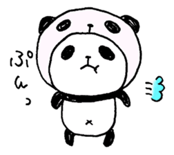 Panda in panda 4 sticker #1696120