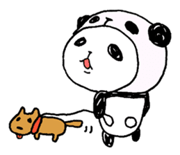 Panda in panda 4 sticker #1696128