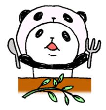 Panda in panda 4 sticker #1696132