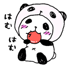 Panda in panda 4 sticker #1696133