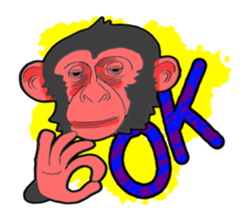 monkeys sticker #1696137