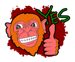 monkeys sticker #1696138