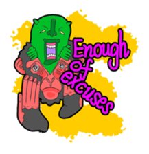 monkeys sticker #1696143