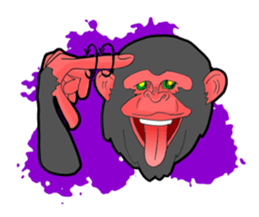 monkeys sticker #1696144