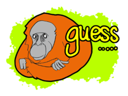 monkeys sticker #1696145