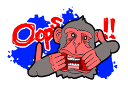 monkeys sticker #1696147