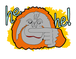 monkeys sticker #1696149