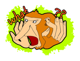 monkeys sticker #1696153