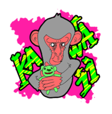 monkeys sticker #1696169