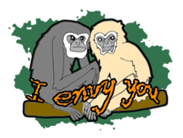 monkeys sticker #1696172