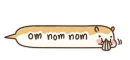 balloon Hamster(English ver) sticker #1696337