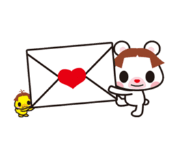 Bobbed hair animals sticker #1696540