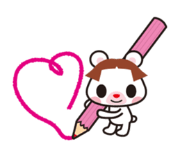 Bobbed hair animals sticker #1696553