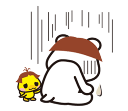 Bobbed hair animals sticker #1696568