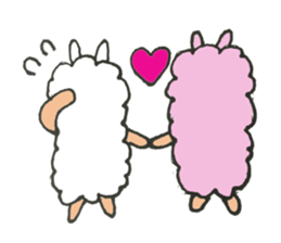 alpaca man sticker #1696729