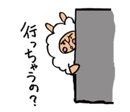 alpaca man sticker #1696735