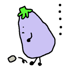 loose eggplant sticker #1696756