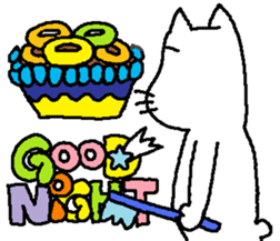 Mofu-san and Donut sticker #1697020