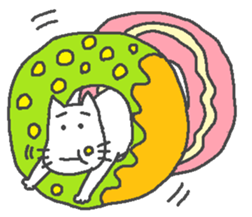 Mofu-san and Donut sticker #1697025