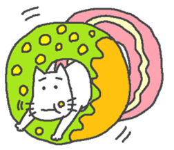 Mofu-san and Donut sticker #1697025