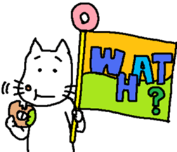 Mofu-san and Donut sticker #1697029