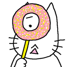Mofu-san and Donut sticker #1697030