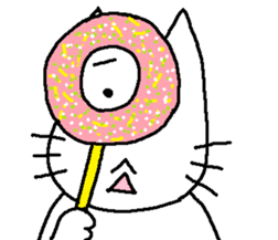 Mofu-san and Donut sticker #1697030