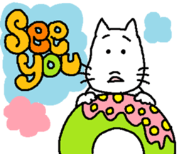 Mofu-san and Donut sticker #1697037