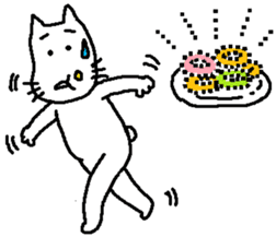 Mofu-san and Donut sticker #1697041