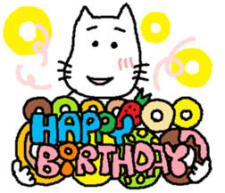 Mofu-san and Donut sticker #1697045