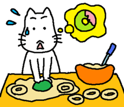 Mofu-san and Donut sticker #1697055