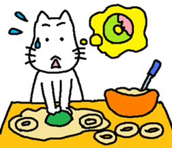 Mofu-san and Donut sticker #1697055