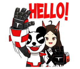 FlyingSky a go go sticker #1697307