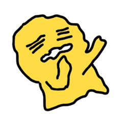 Expression in the whole body of Yuri-ko sticker #1697460