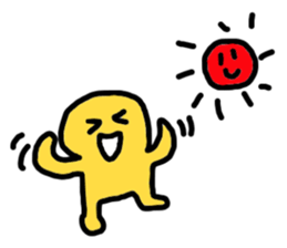 Expression in the whole body of Yuri-ko sticker #1697469