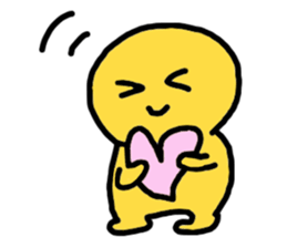 Expression in the whole body of Yuri-ko sticker #1697484