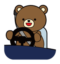 Daily life of the parent and child bear sticker #1697530