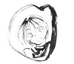 cuteblack sticker #1697617