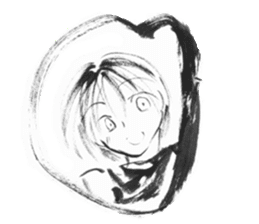 cuteblack sticker #1697617