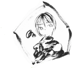 cuteblack sticker #1697618