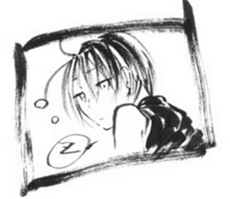 cuteblack sticker #1697623