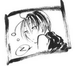 cuteblack sticker #1697623