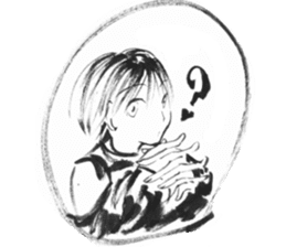 cuteblack sticker #1697624