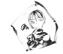 cuteblack sticker #1697626