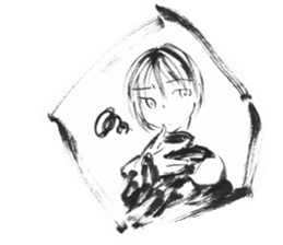 cuteblack sticker #1697626