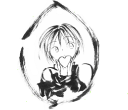 cuteblack sticker #1697627